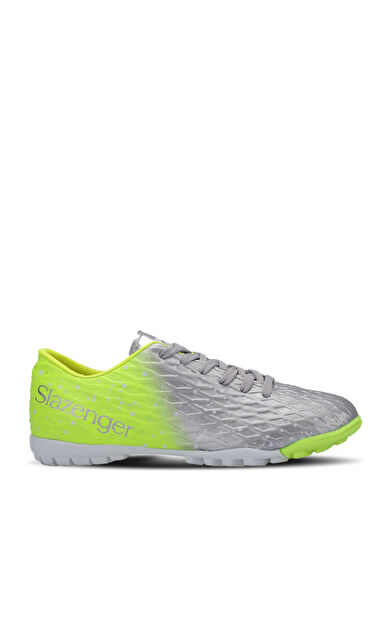 Slazenger HANIA HS Futbol Erkek Halı Saha Ayakkabı Gri Gri
