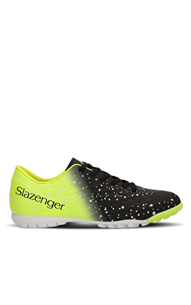 Slazenger HANIA HS Futbol Erkek Halı Saha Ayakkabı Siyah Siyah