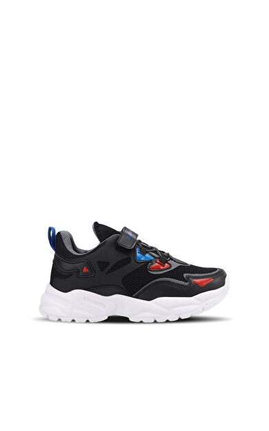 Slazenger KAJAL I Sneaker Erkek Çocuk Ayakkabı Siyah Siyah SA13LF010-500