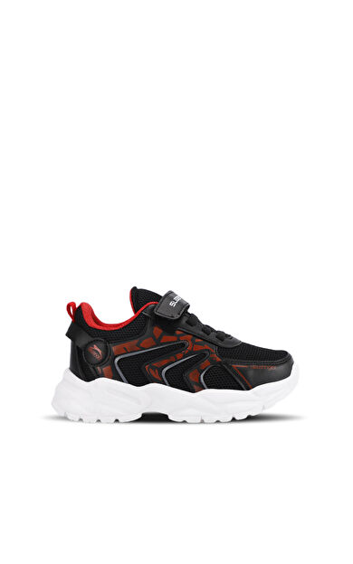 Slazenger KANNER Sneaker Erkek Çocuk Ayakkabı Siyah / Kırmızı Siyah / Kırmızı SA13LP012-506