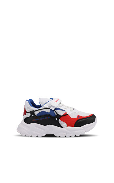 Slazenger KEKOA Sneaker Erkek Çocuk Ayakkabı Beyaz / Saks Mavi Beyaz / Saks Mavi SA13LP018-033
