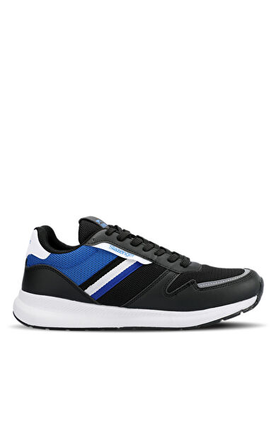 Slazenger FRANJO Sneaker Erkek Ayakkabı Siyah / Beyaz Siyah / Beyaz