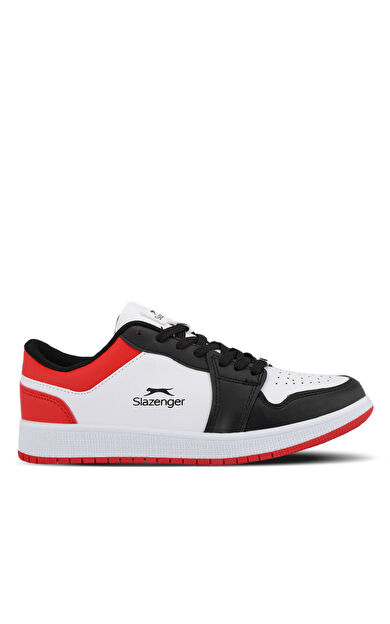 Slazenger PRINCE I Erkek Sneaker Ayakkabı Beyaz / Siyah / Kırmızı