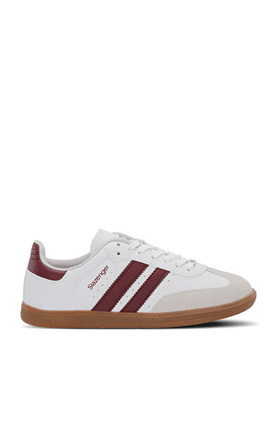 Slazenger PING Kadın Sneaker Ayakkabı Beyaz / Bordo