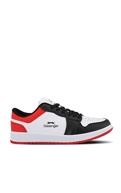 Slazenger PRINCE I Kadın Sneaker Ayakkabı Beyaz / Siyah / Kırmızı