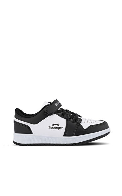 Slazenger PRINCE I Unisex Çocuk Sneaker Ayakkabı Beyaz / Siyah SA14LP078-005