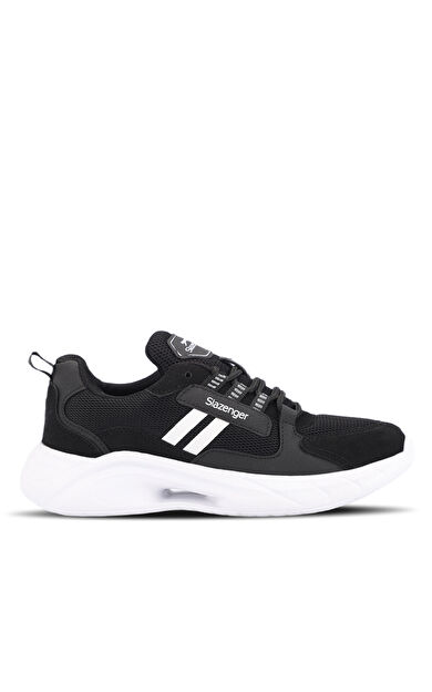Slazenger MAKEDA KTN Erkek Sneaker Ayakkabı Siyah / Beyaz