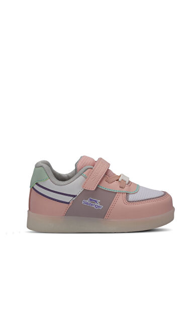 Slazenger PERLE Kız Çocuk Sneaker Ayakkabı Beyaz / Pembe SA15LP011K-061