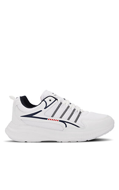 Slazenger MACELLAN Erkek Sneaker Ayakkabı Beyaz / Lacivert