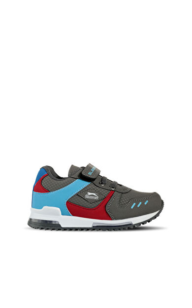 Slazenger EDMOND Sneaker Erkek Çocuk Ayakkabı Koyu Gri Koyu Gri