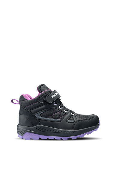 Slazenger KESHA Unisex Çocuk Bot Siyah / Mor Siyah / Mor