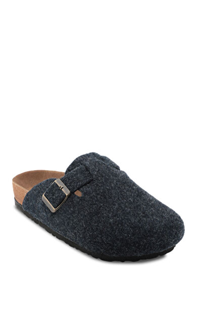 Slazenger LEO Keçe Kadın Ev Terliği Lacivert Lacivert