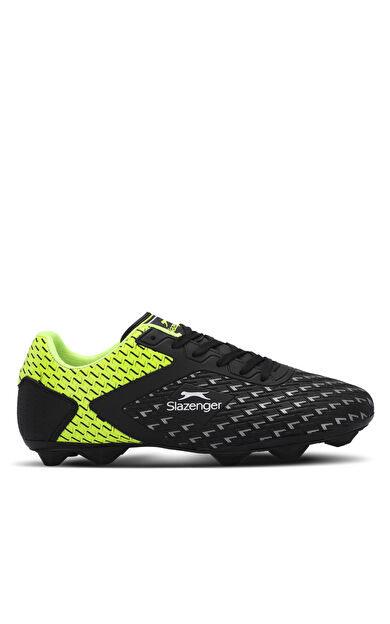 Slazenger CYCLE I Erkek Futbol Ayakkabı Siyah / Yeşil SA24FE010-580