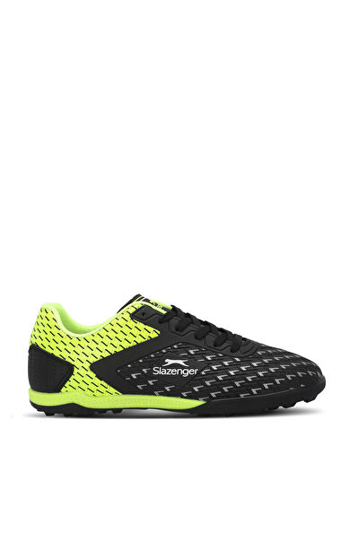 Slazenger CYCLE I Unisex Çocuk Futbol Ayakkabı Siyah / Yeşil SA24FK004-580