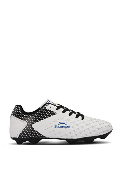 Slazenger CYCLE I Unisex Çocuk Futbol Ayakkabı Beyaz / Siyah SA24FK005-005