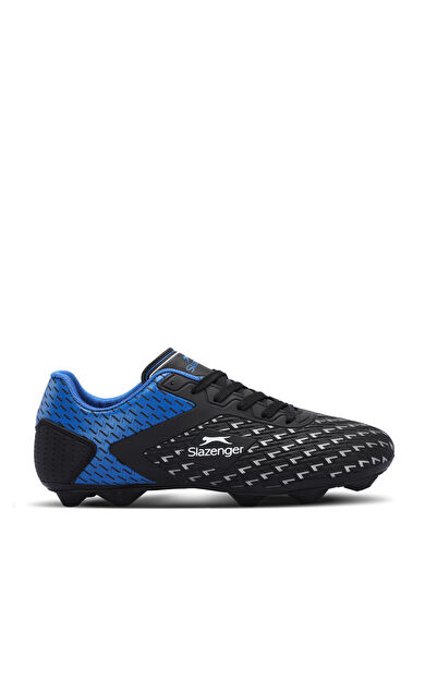 Slazenger CYCLE I Unisex Çocuk Futbol Ayakkabı Siyah / Mavi SA24FK005-504