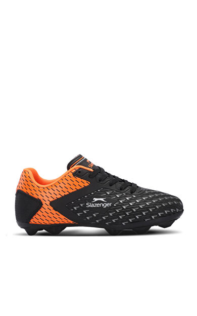 Slazenger CYCLE I Unisex Çocuk Futbol Ayakkabı Siyah / Turuncu SA24FK005-508