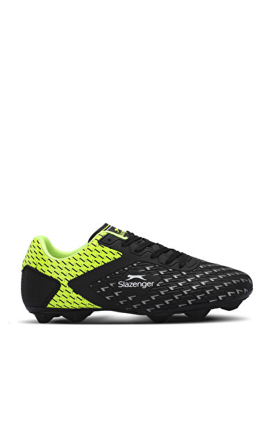 Slazenger CYCLE I Unisex Çocuk Futbol Ayakkabı Siyah / Yeşil SA24FK005-580
