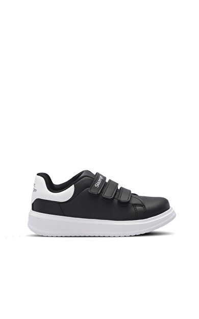 Slazenger LOVE I Unisex Çocuk Sneaker Ayakkabı Siyah / Beyaz SA24LP053-510