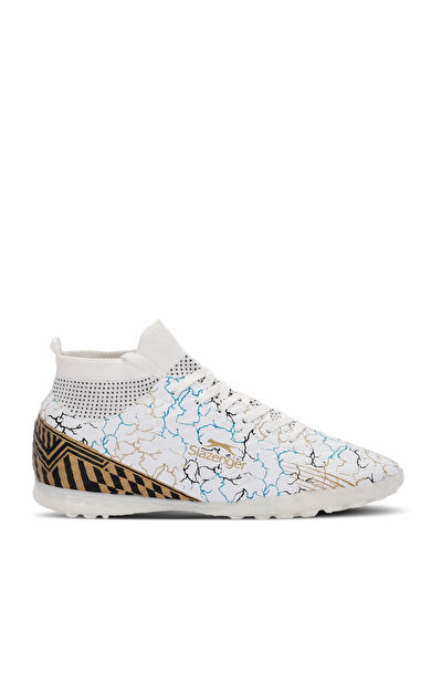 Slazenger CORNER Unisex Halı Saha Beyaz / Mavi Futbol Ayakkabısı