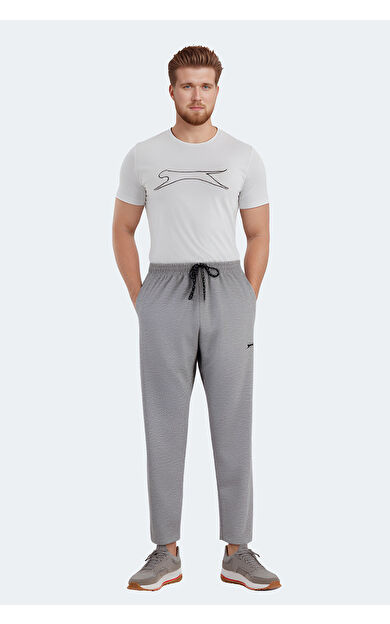 Slazenger JERRY Büyük Beden Erkek Eşofman Altı Gri Gri