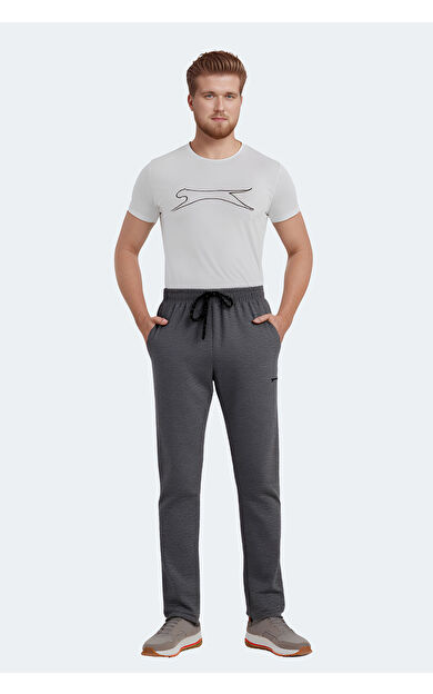 Slazenger JERRY Büyük Beden Erkek Eşofman Altı Koyu Gri Koyu Gri