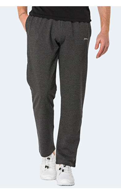 Slazenger OTEKS Büyük Beden Erkek Eşofman Altı Koyu Gri Koyu Gri