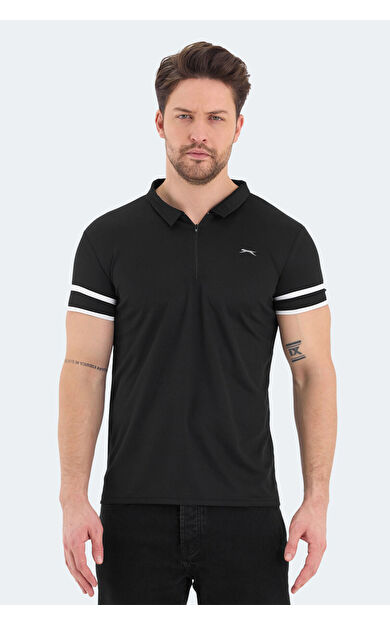 Slazenger REDMOND Erkek T-Shirt Siyah Siyah