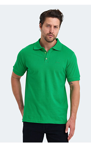 Slazenger SALVATOR Erkek T-Shirt Yeşil Yeşil ST11TE081-888