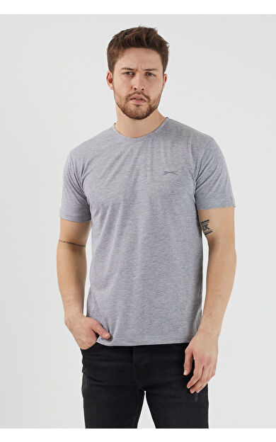 Slazenger SANDER I Erkek T-Shirt Gri Gri