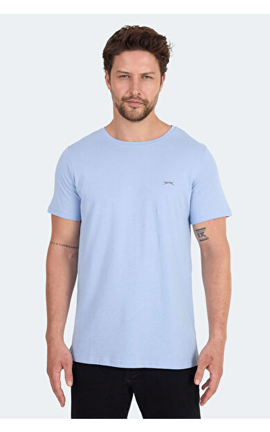 Slazenger SANDER I Erkek T-Shirt Mavi Mavi