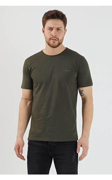 Slazenger SANDER KTN Erkek T-Shirt Haki Haki