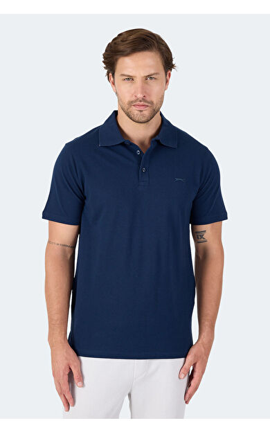 Slazenger SOHO Erkek T-Shirt Lacivert Lacivert