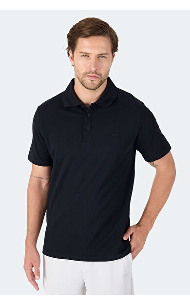 Slazenger SOHO Erkek T-Shirt Siyah Siyah