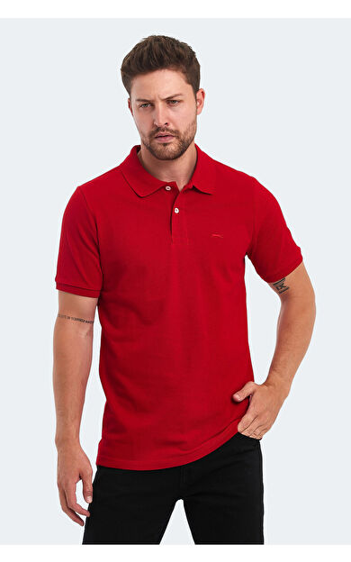 Slazenger SOHO Erkek T-Shirt Kırmızı Kırmızı