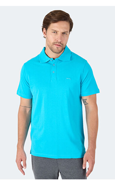 Slazenger SOHO Erkek T-Shirt Turkuaz Turkuaz