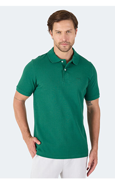 Slazenger SOHO Erkek T-Shirt Yeşil Yeşil