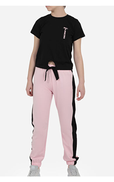 Slazenger DEXTER Kız Çocuk Eşofman Takım Siyah Siyah