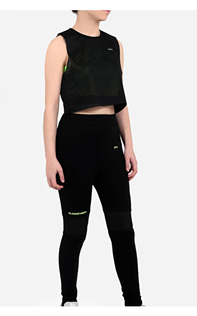Slazenger DIPAK Kız Çocuk Tayt Takım Siyah Siyah