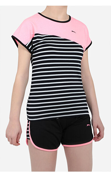 Slazenger DOMINIK Kız Çocuk Şort Takım Fuşya Fuşya ST12EC224-630