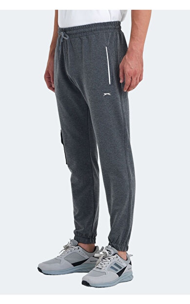 Slazenger PARI Erkek Eşofman Altı Koyu Gri Koyu Gri