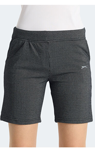 Slazenger IRMUSKA Kadın Fitness Şort Siyah Siyah