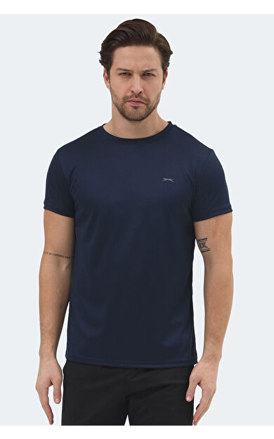 Slazenger REPUBLIC Erkek T-Shirt Lacivert Lacivert