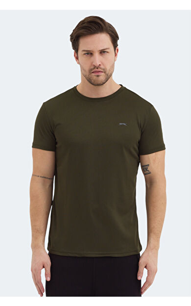 Slazenger REPUBLIC Erkek T-Shirt Haki Haki