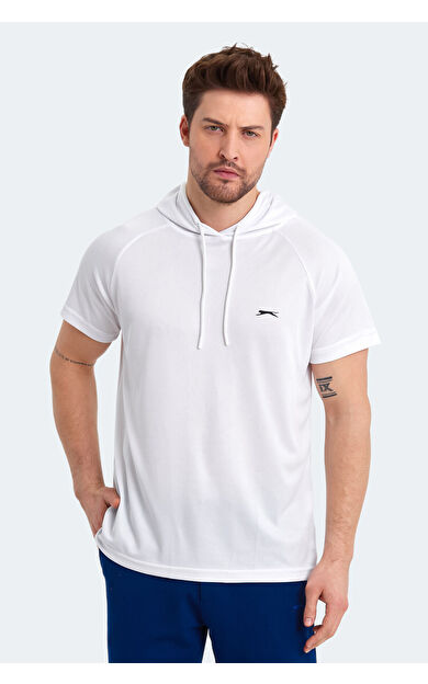 Slazenger RAGNA Erkek T-Shirt Beyaz Beyaz