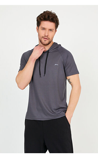 Slazenger RAGNA Erkek Tişört Koyu Gri
