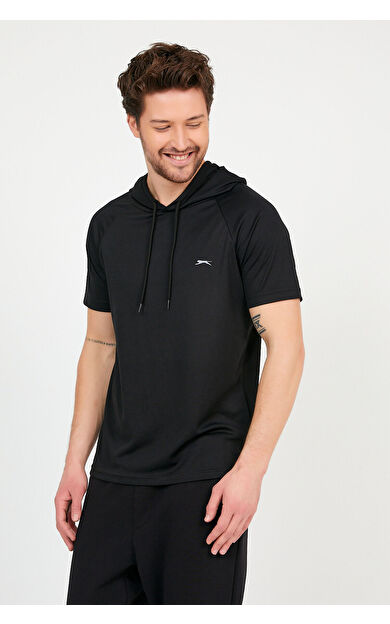 Slazenger RAGNA Erkek T-Shirt Siyah Siyah