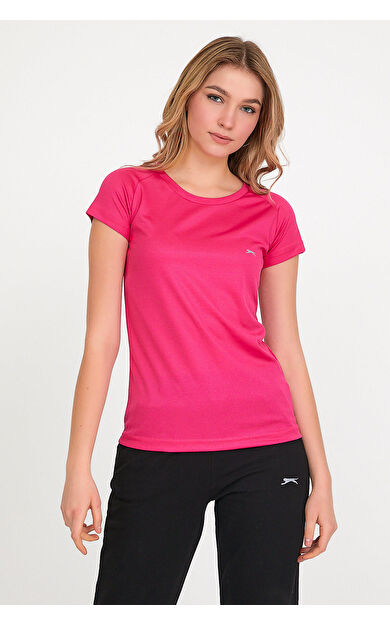 Slazenger RELAX Kadın T-Shirt Fuşya Fuşya