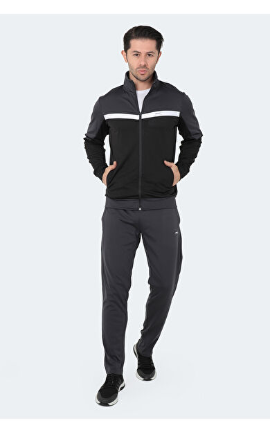 Slazenger RAMOS Erkek Eşofman Takım Koyu Gri Koyu Gri