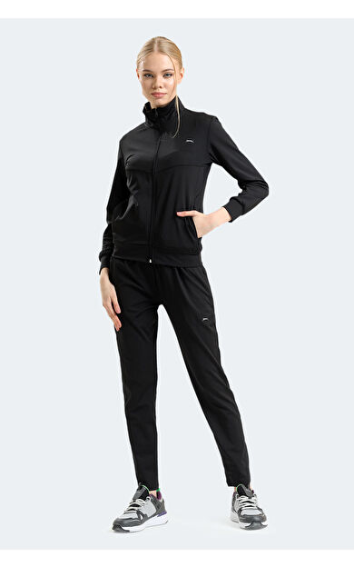 Slazenger RICHMAL Kadın Eşofman Takım Siyah Siyah